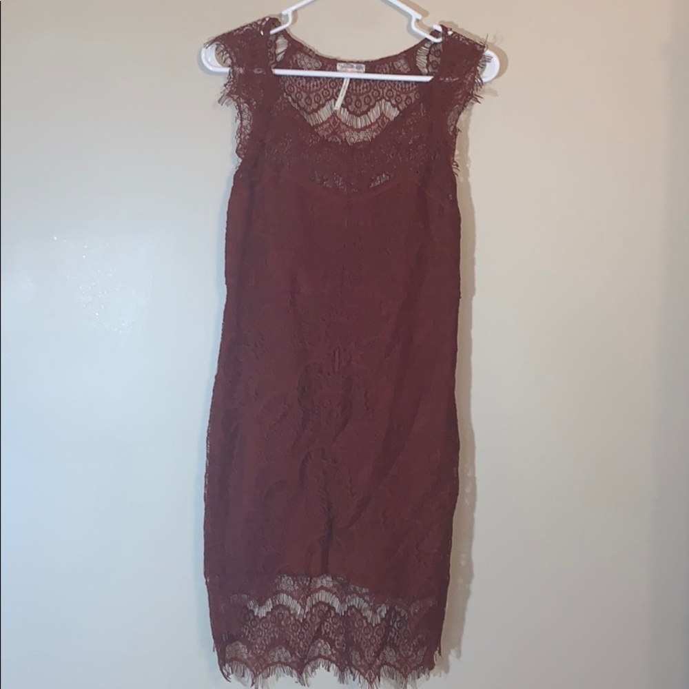 Free People Intimately Peek-a-boo Dress NWOT